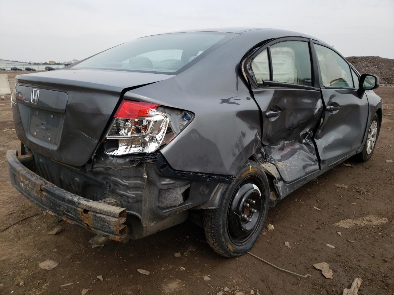 Photo 4 from auction – 2012 HONDA CIVIC LX with VIN 19XFB2F53CE078030