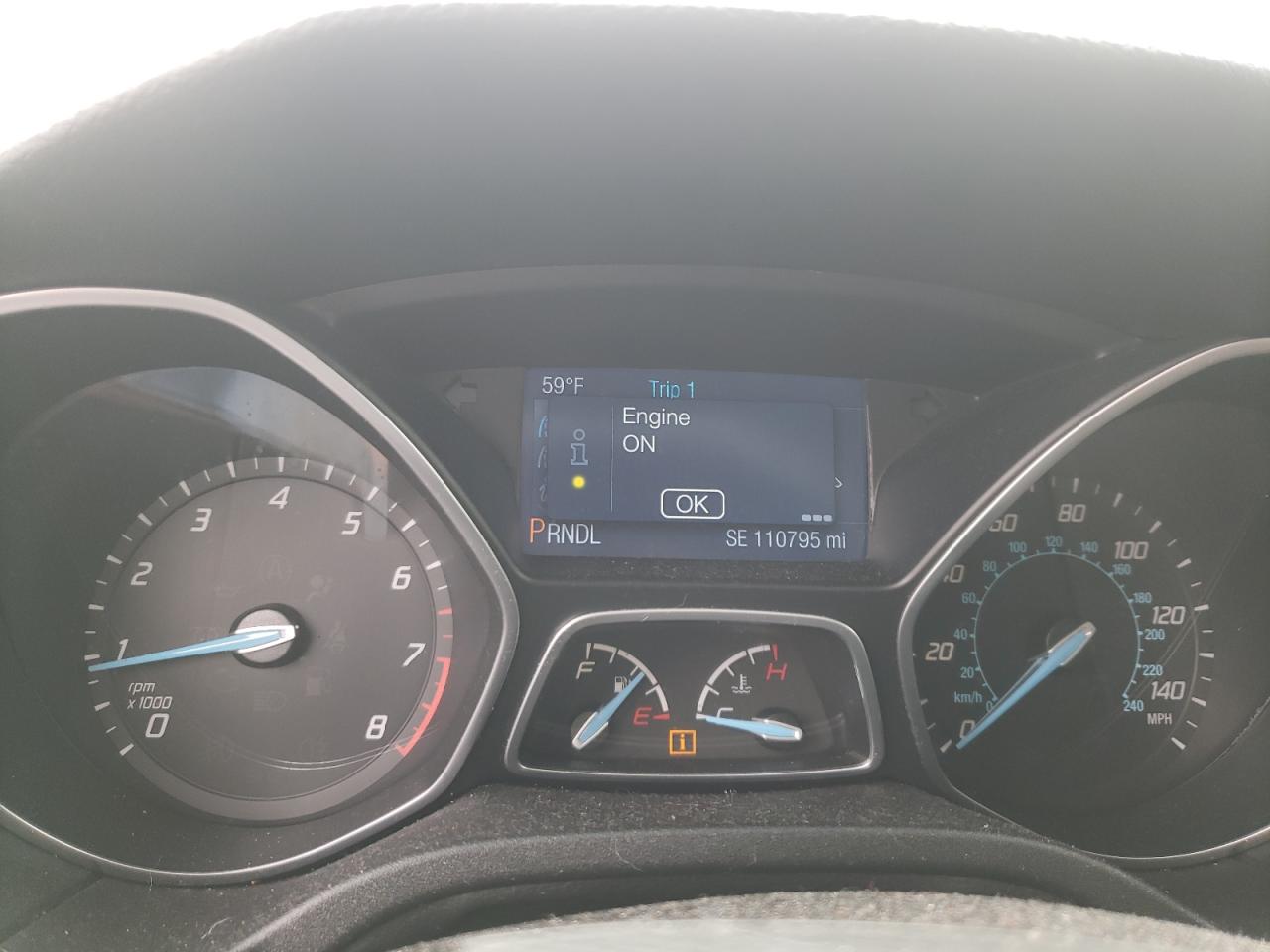 Photo 8 from auction – 2014 FORD FOCUS SE with VIN 1FADP3F24EL266172
