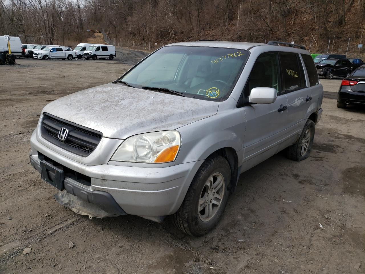 Photo 2 from auction – 2003 HONDA PILOT EXL with VIN 2HKYF18683H525914