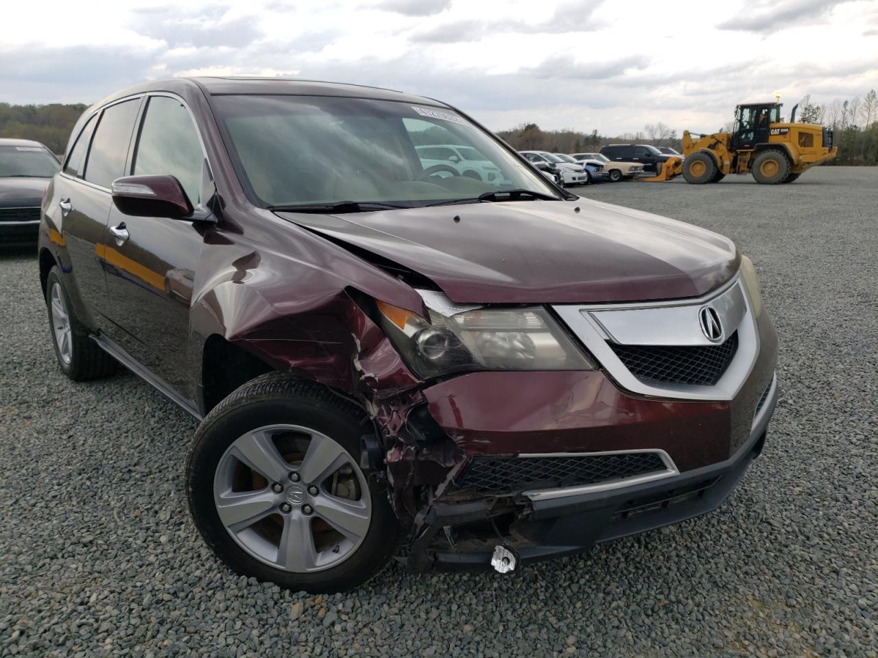 ACURA MDX TECHNO 2011 with VIN 2HNYD2H69BH521769 - Photo from auction