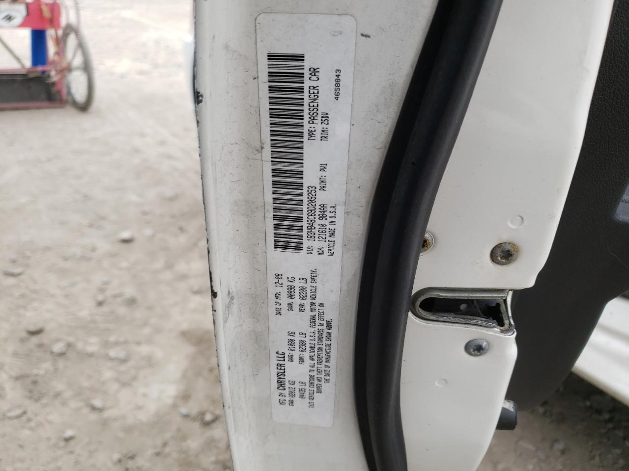 Photo 10 from auction – 2009 DODGE CALIBER SX with VIN 1B3HB48C69D209253