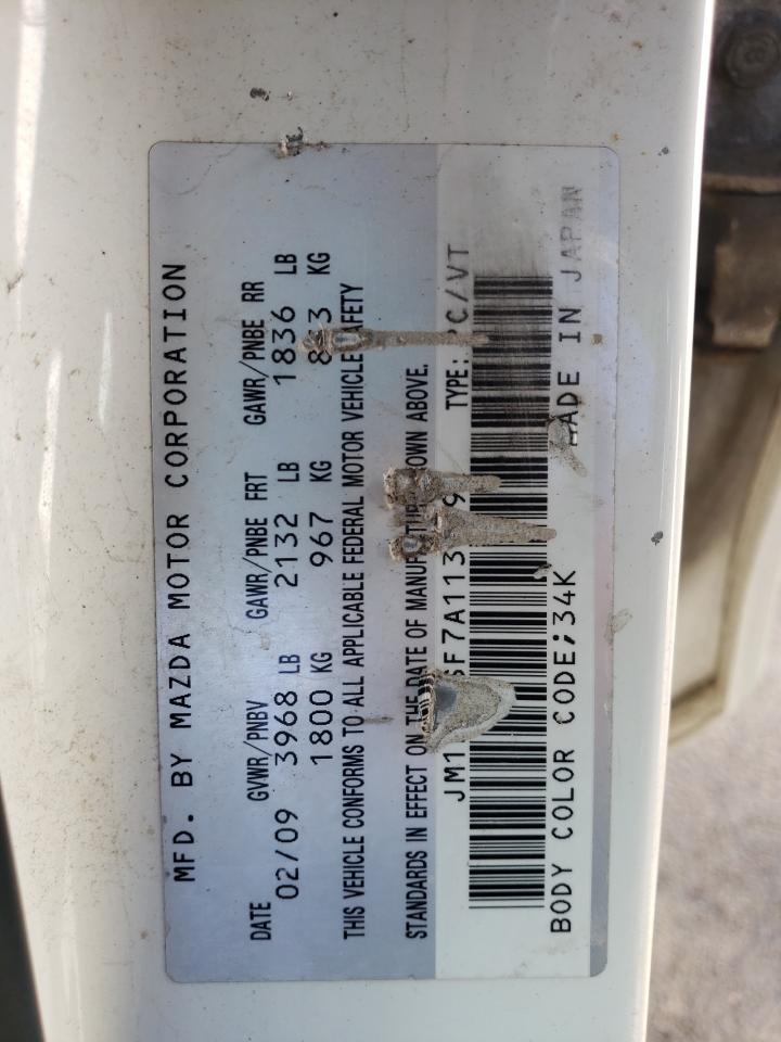 Photo 10 from auction – 2010 MAZDA 3 I with VIN JM1BL1SF7A1130991