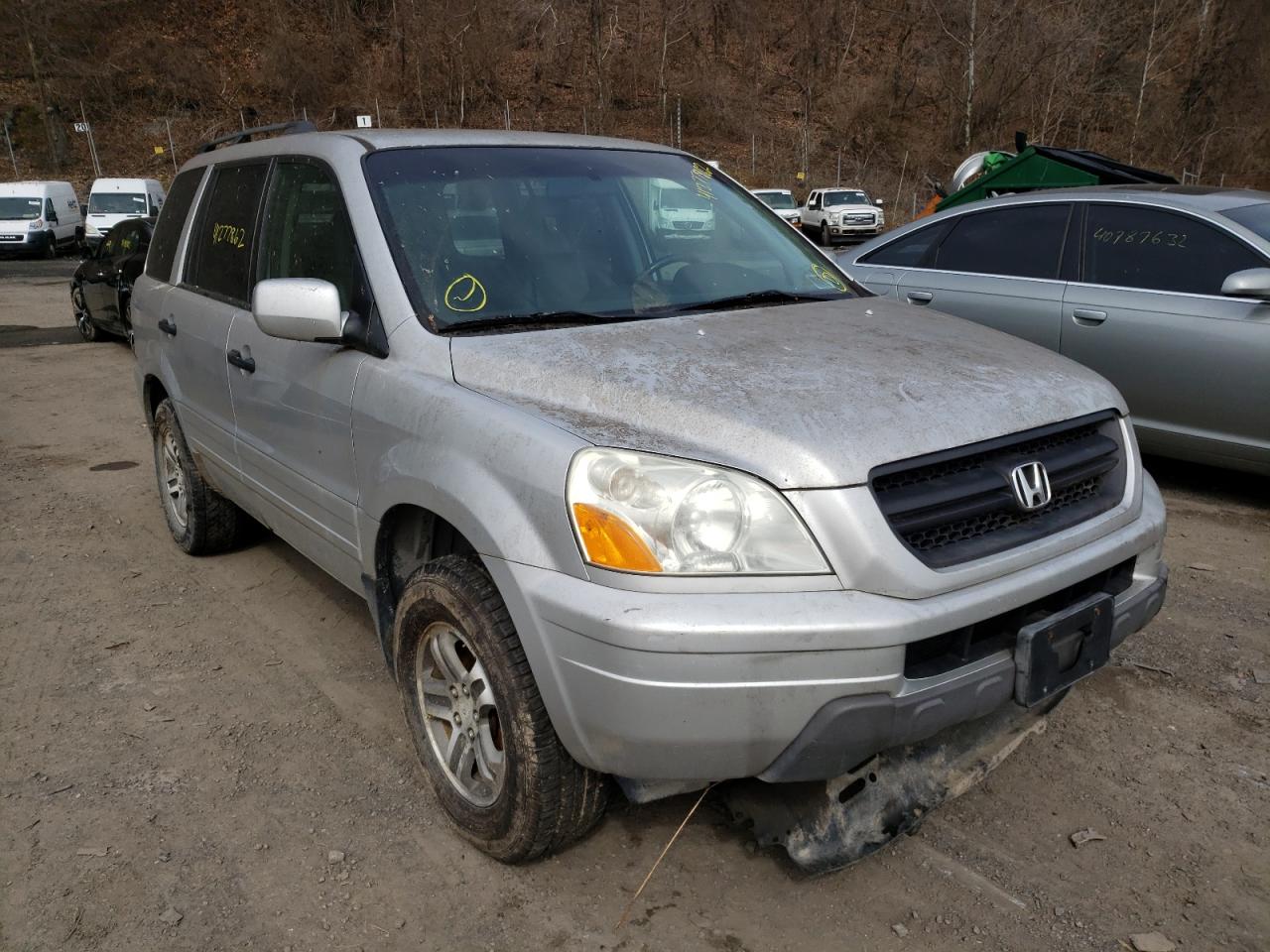 HONDA PILOT EXL 2003 with VIN 2HKYF18683H525914 - Photo from auction
