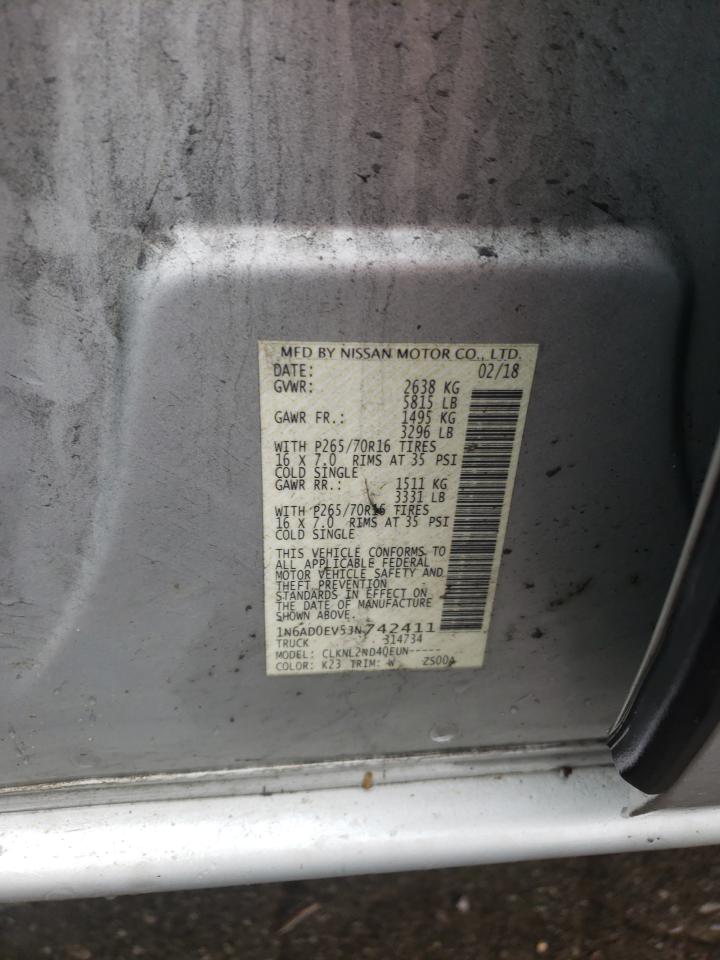 Photo 10 from auction – 2018 NISSAN FRONTIER S with VIN 1N6AD0EV5JN742411