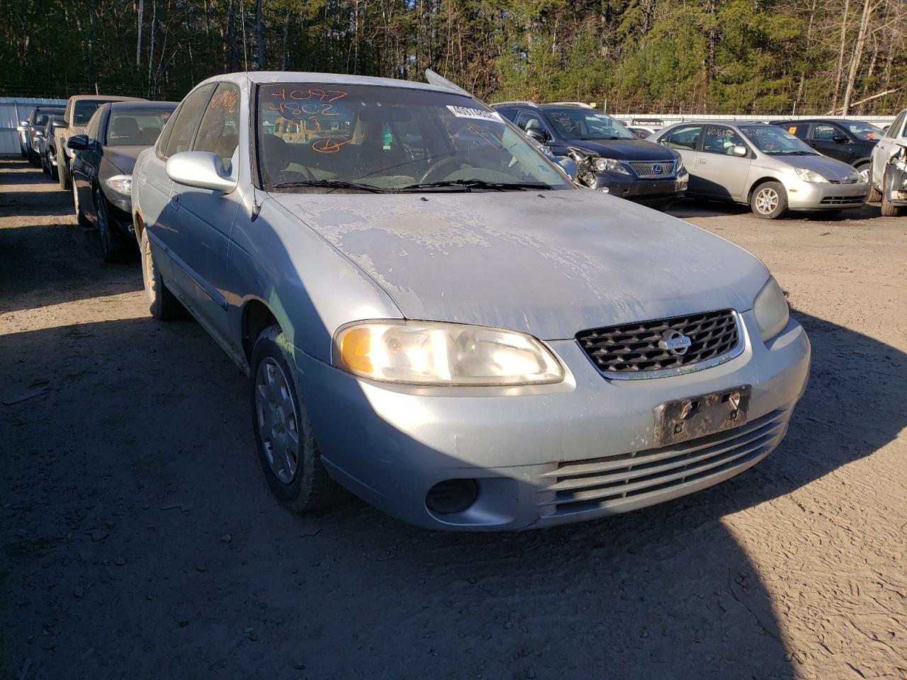 NISSAN SENTRA XE 2002 with VIN 3N1CB51D22L590295 - Photo from auction