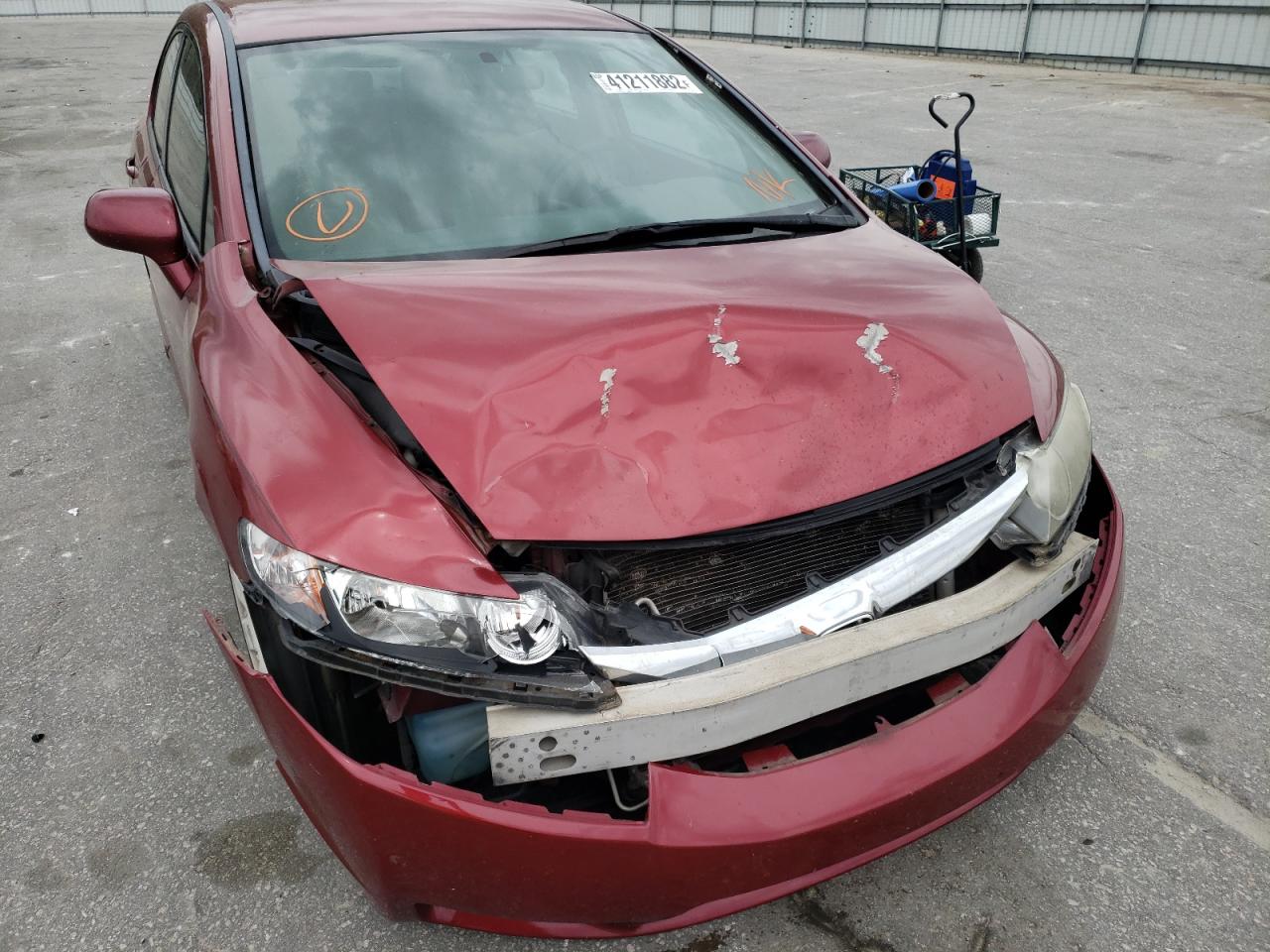 Photo 9 from auction – 2011 HONDA CIVIC LX with VIN 2HGFA1F56BH526861