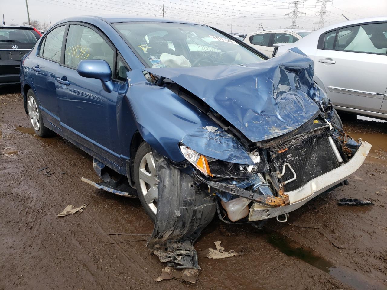 HONDA CIVIC 2009 with VIN 19XFA16589E004897 - Photo from auction