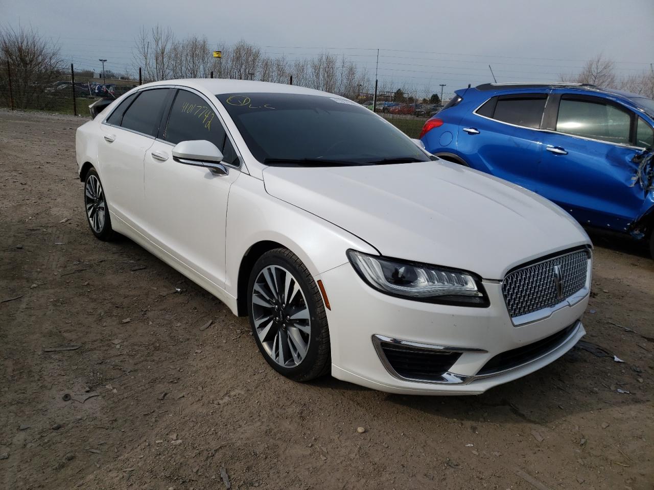 LINCOLN MKZ SELECT 2017 with VIN 3LN6L5C90HR665299 - Photo from auction