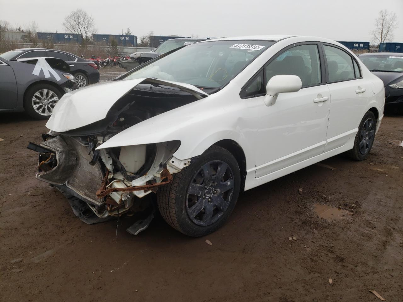 Photo 2 from auction – 2011 HONDA CIVIC LX with VIN 2HGFA1F57BH527100
