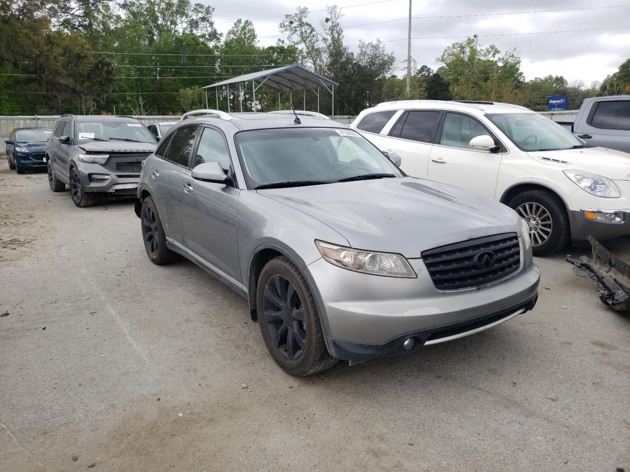 INFINITI FX35 2008 with VIN JNRAS08U58X101379 - Photo from auction