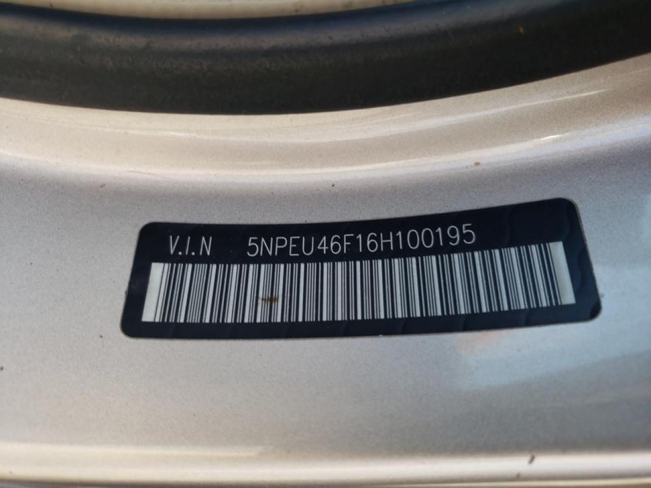 Photo 10 from auction – 2006 HYUNDAI SONATA with VIN 5NPEU46F16H100195