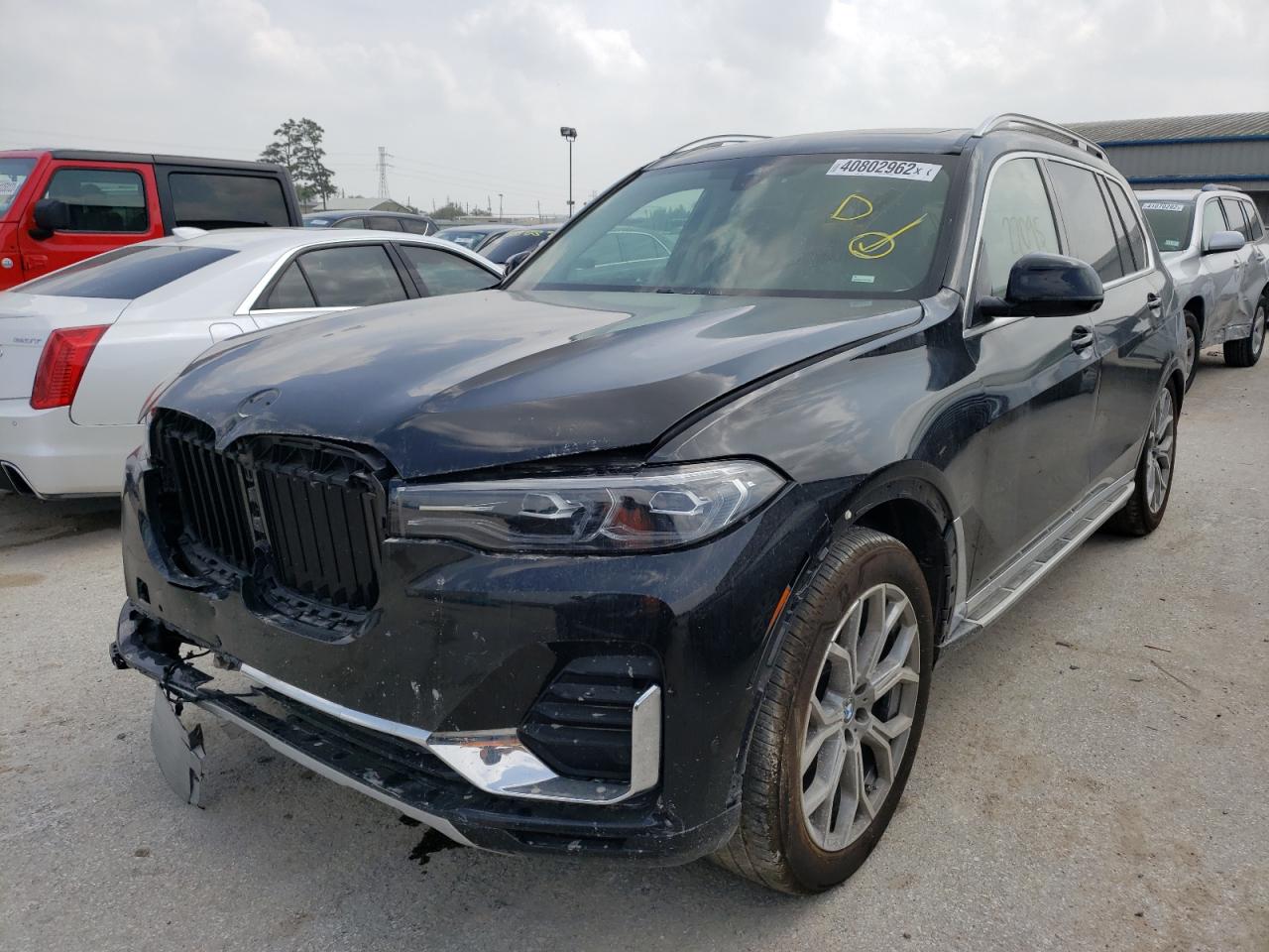 Photo 2 from auction – 2021 BMW X7 XDRIVE4 with VIN 5UXCW2C02M9F32727
