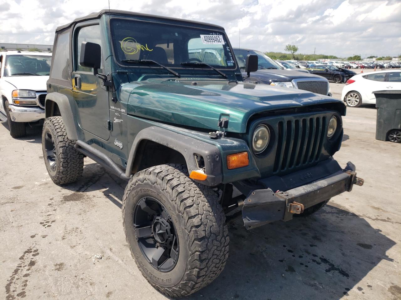 JEEP WRANGLER / 1999 with VIN 1J4FY19S8XP460466 - Photo from auction
