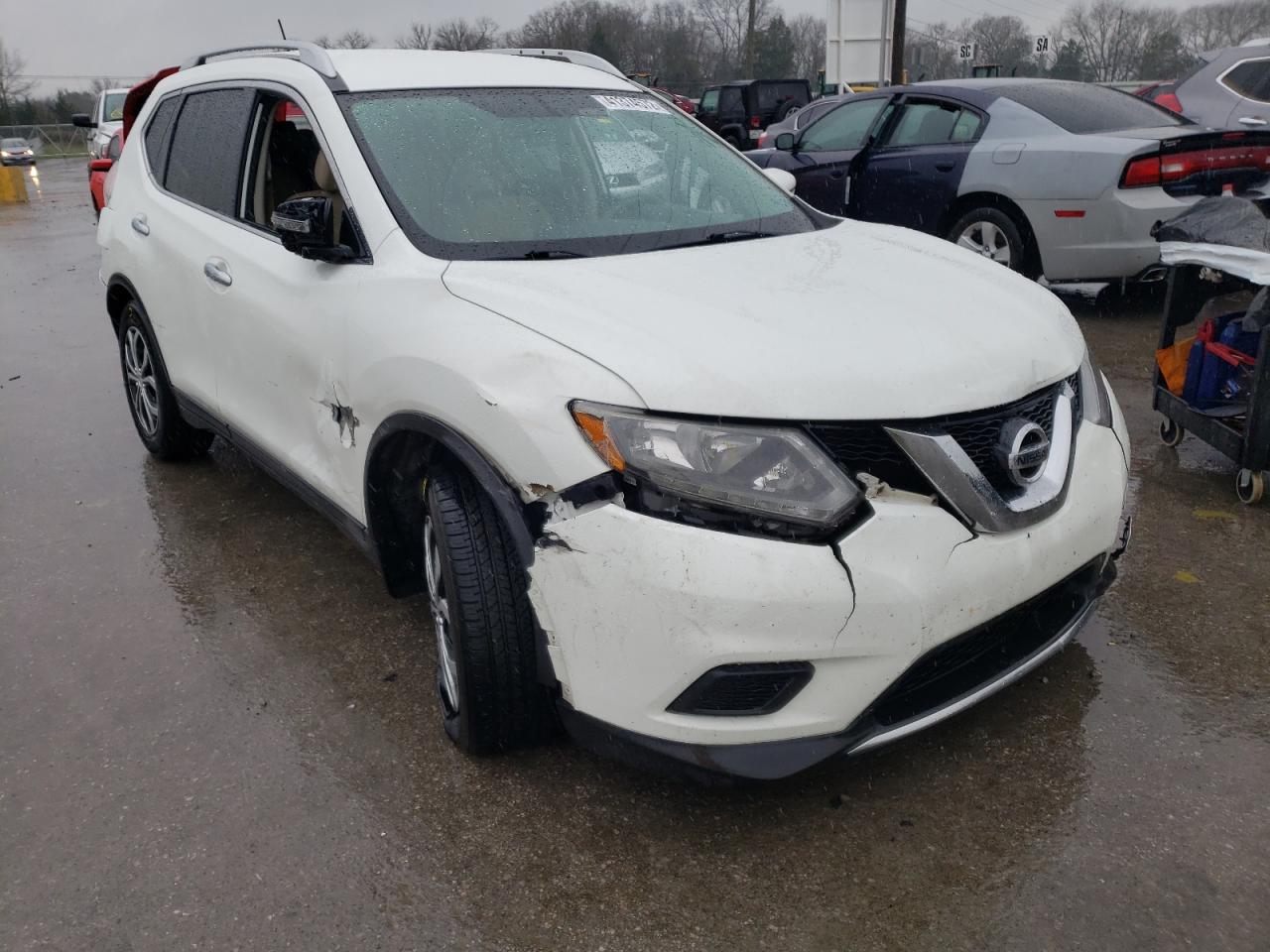 NISSAN ROGUE S 2016 with VIN KNMAT2MT7GP602701 - Photo from auction