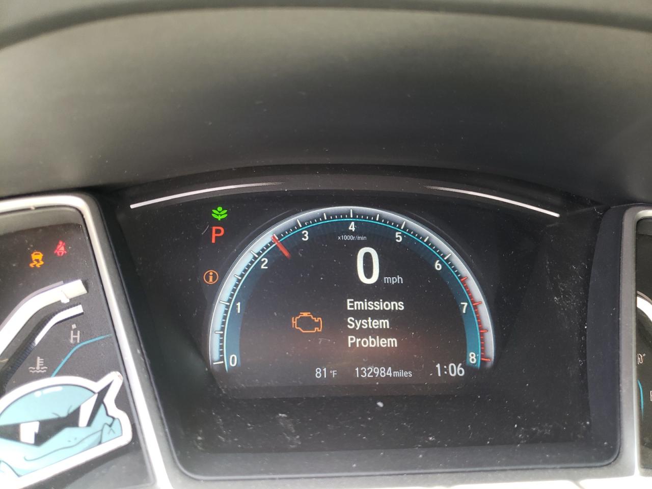 Photo 8 from auction – 2016 HONDA CIVIC EX with VIN 19XFC1F39GE013033