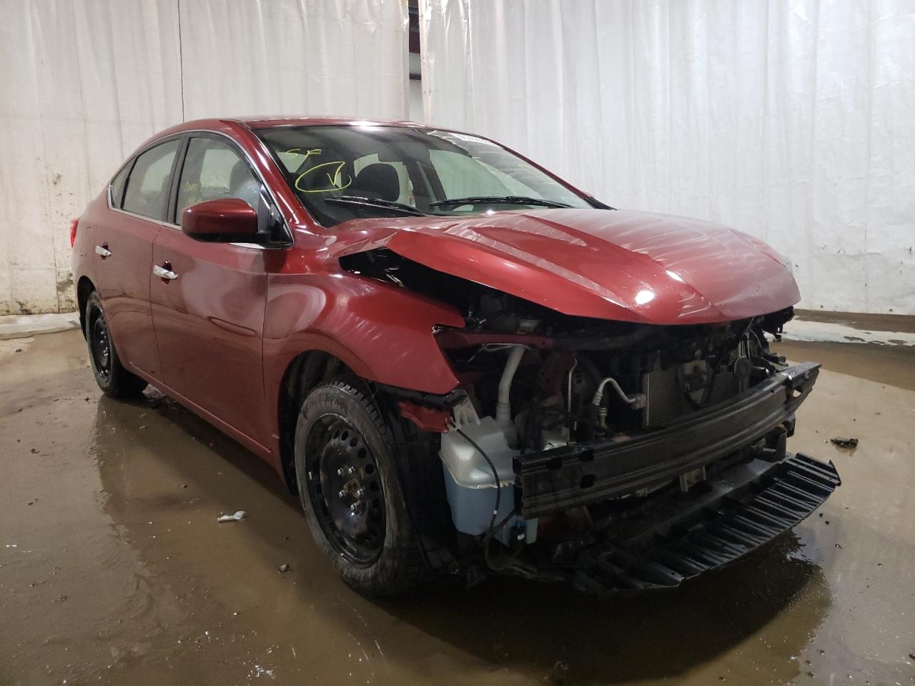 NISSAN SENTRA S 2016 with VIN 3N1AB7AP0GL680551 - Photo from auction