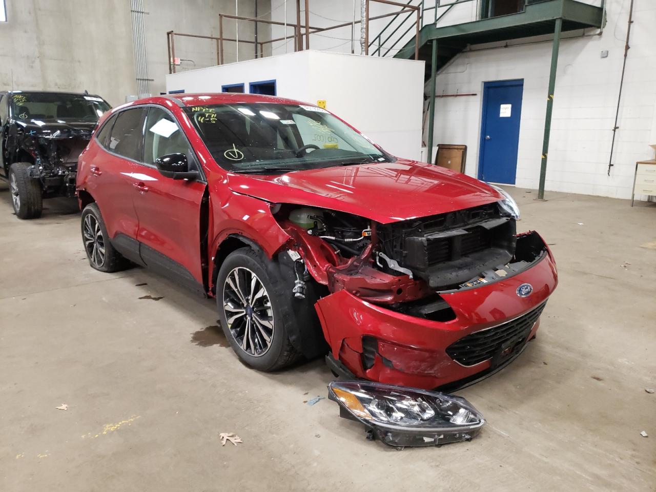 FORD ESCAPE SE 2021 with VIN 1FMCU9G61MUA97641 - Photo from auction