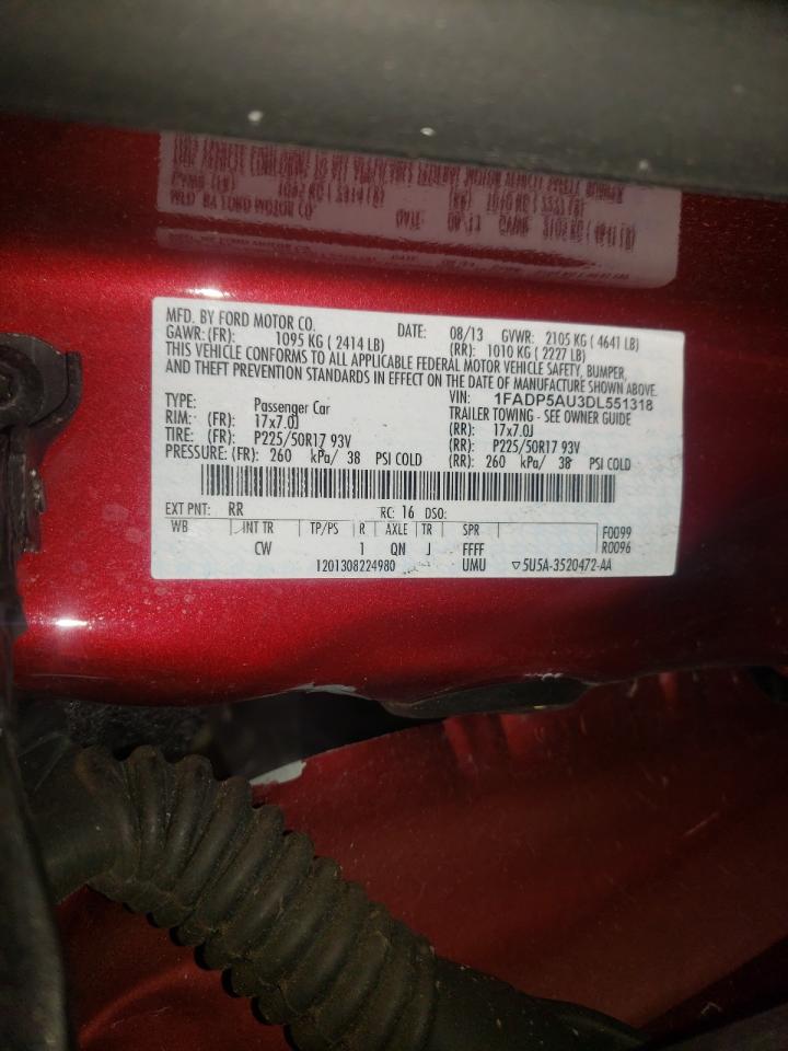 Photo 10 from auction – 2013 FORD C-MAX SE with VIN 1FADP5AU3DL551318