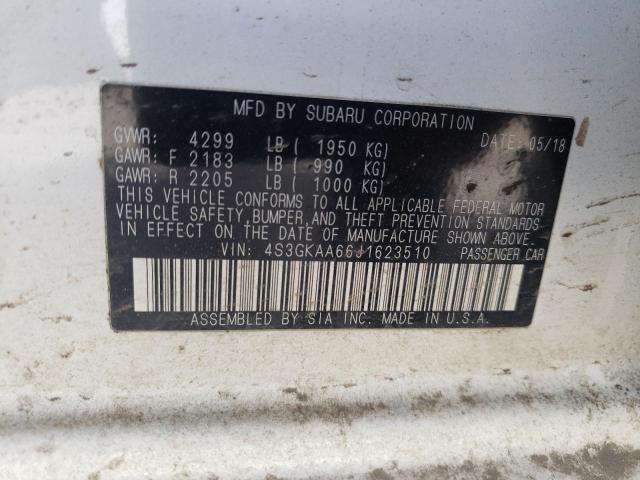 Photo 10 from auction – 2018 SUBARU IMPREZA with VIN 4S3GKAA66J1623510