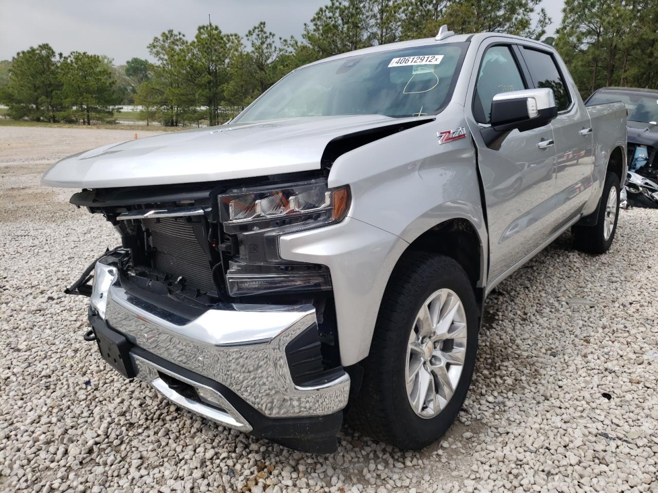 Photo 2 from auction – 2021 CHEVROLET SILVERADO with VIN 3GCUYGEL3MG466240