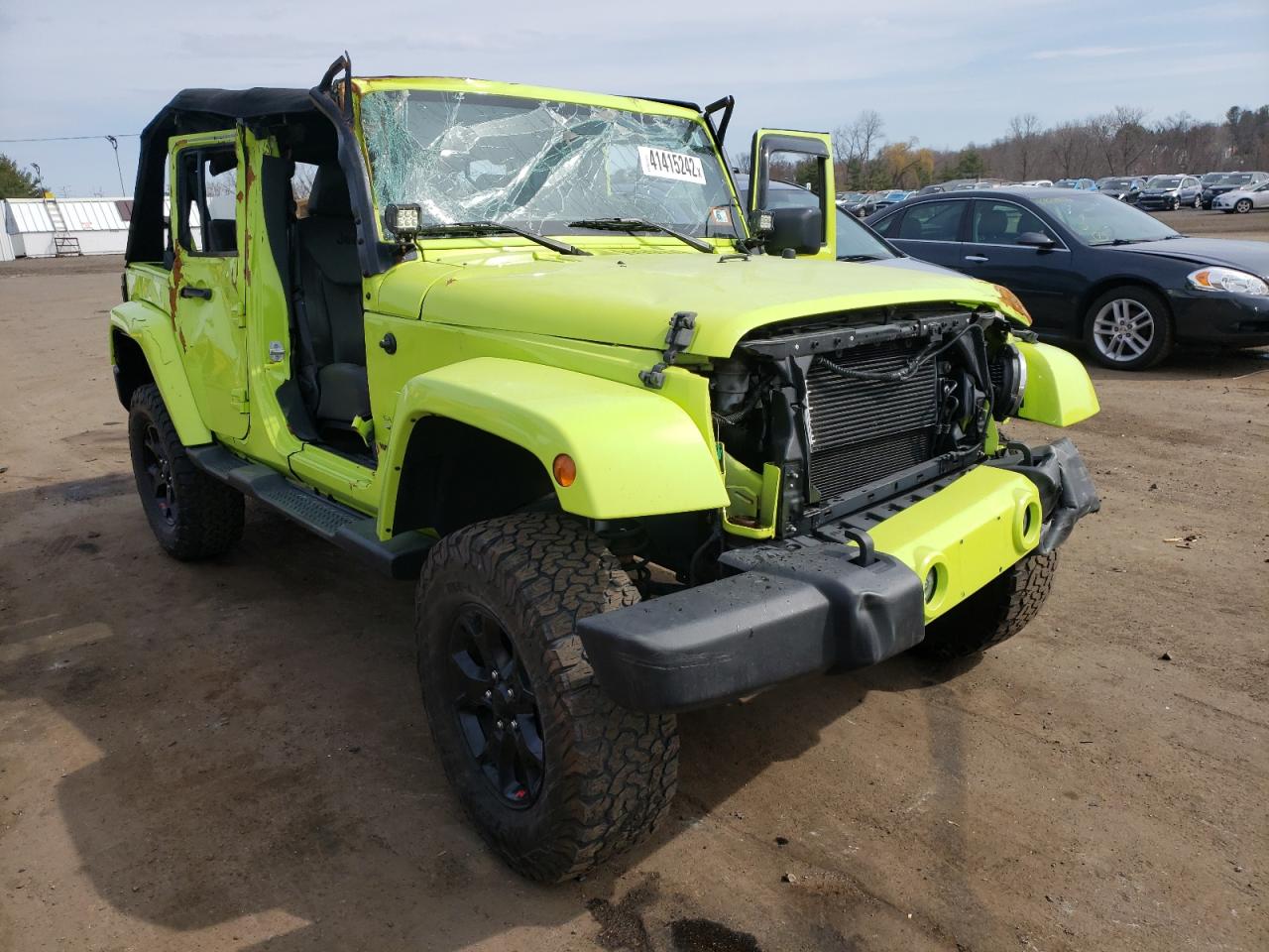 JEEP WRANGLER U 2016 with VIN 1C4BJWEG7GL290454 - Photo from auction