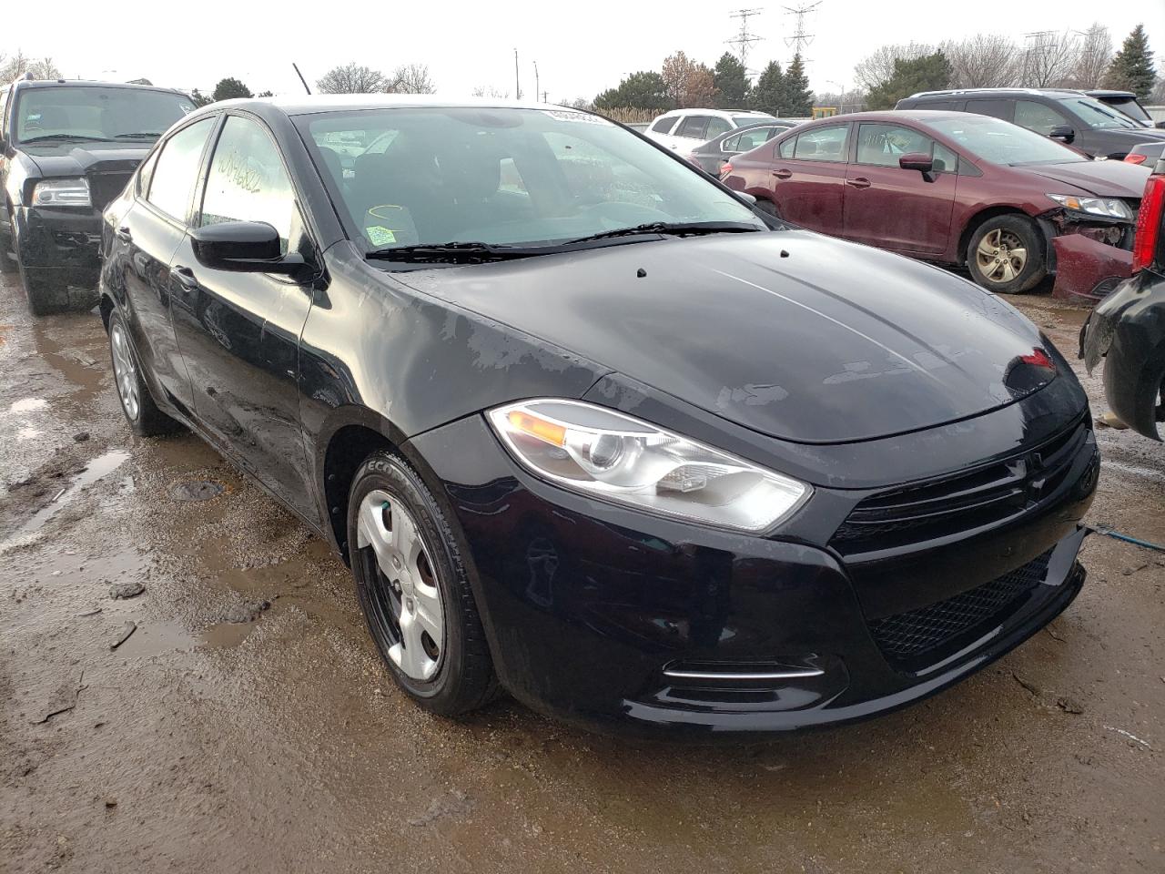 DODGE DART SE 2013 with VIN 1C3CDFAA7DD100613 - Photo from auction