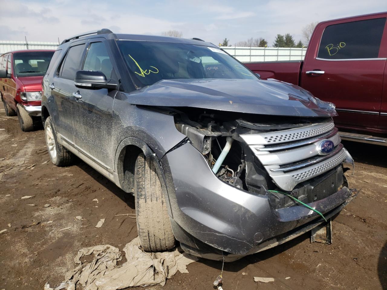 FORD EXPLORER X 2014 with VIN 1FM5K8D83EGA57625 - Photo from auction