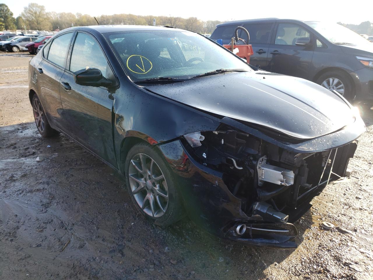 DODGE DART SXT 2014 with VIN 1C3CDFBBXED831738 - Photo from auction