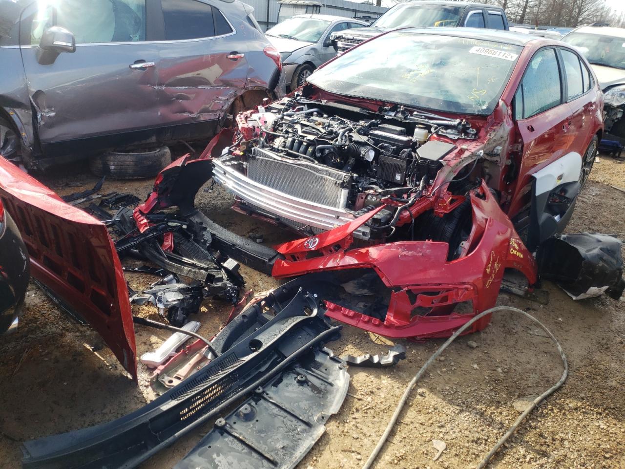 Photo 2 from auction – 2021 TOYOTA COROLLA SE with VIN 5YFS4MCE7MP090657
