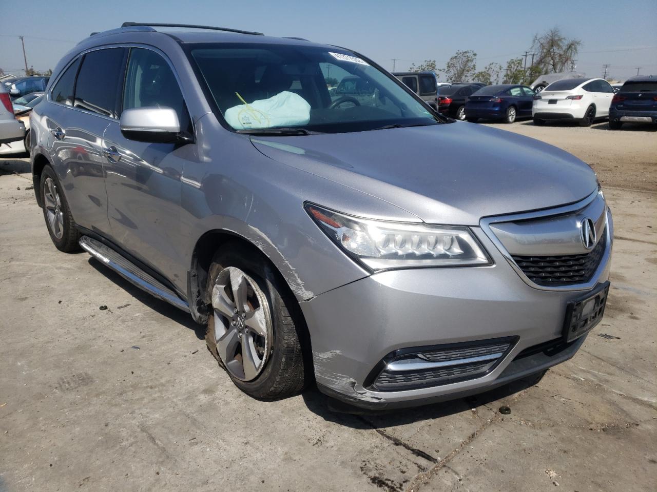 ACURA MDX 2016 with VIN 5FRYD3H22GB004964 - Photo from auction