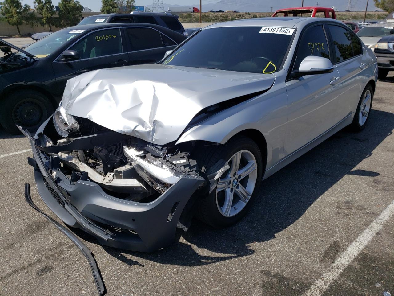 Photo 2 from auction – 2014 BMW 320 I with VIN WBA3B1G52ENS81160