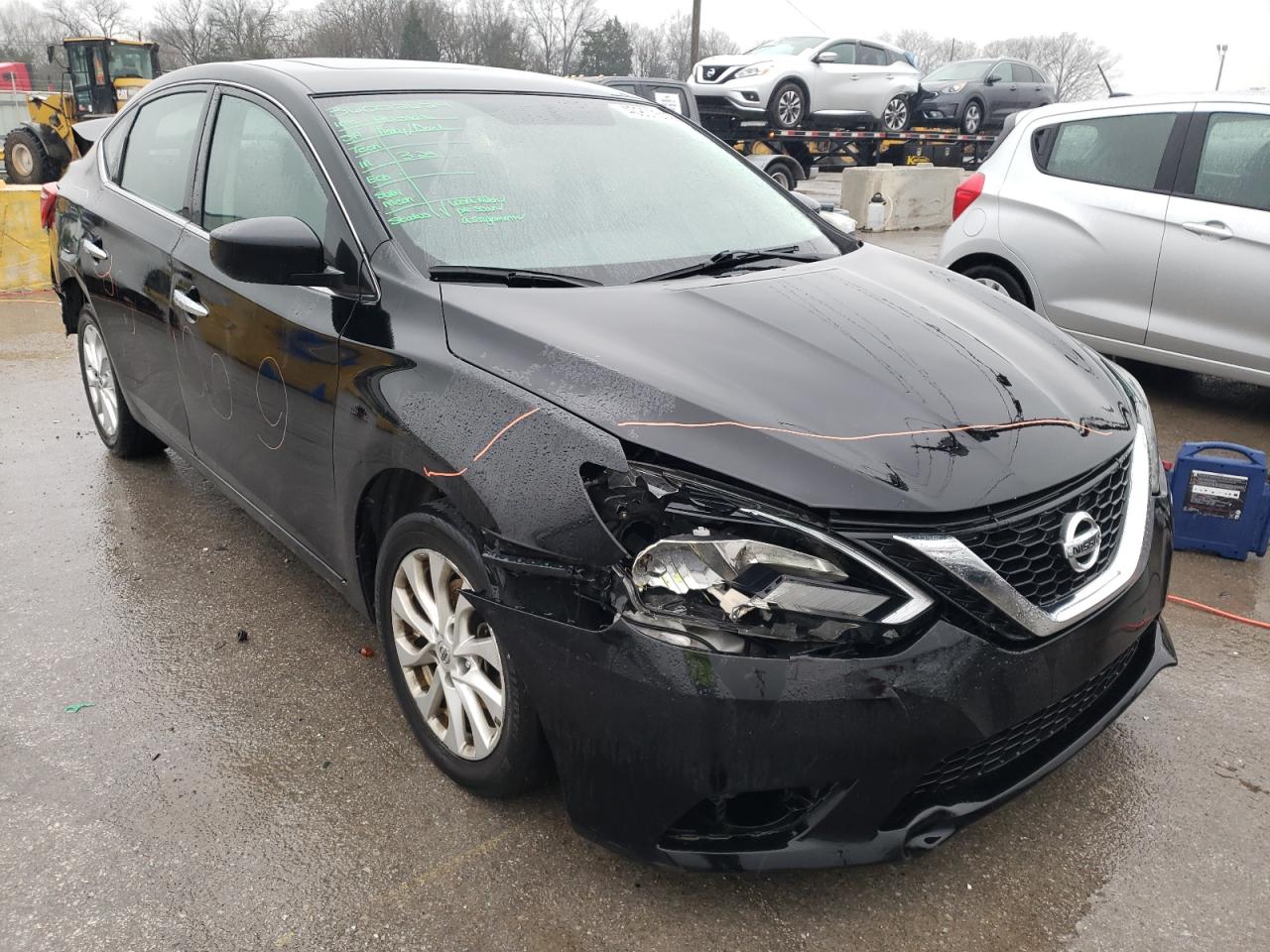 NISSAN SENTRA S 2017 with VIN 3N1AB7AP2HY323585 - Photo from auction