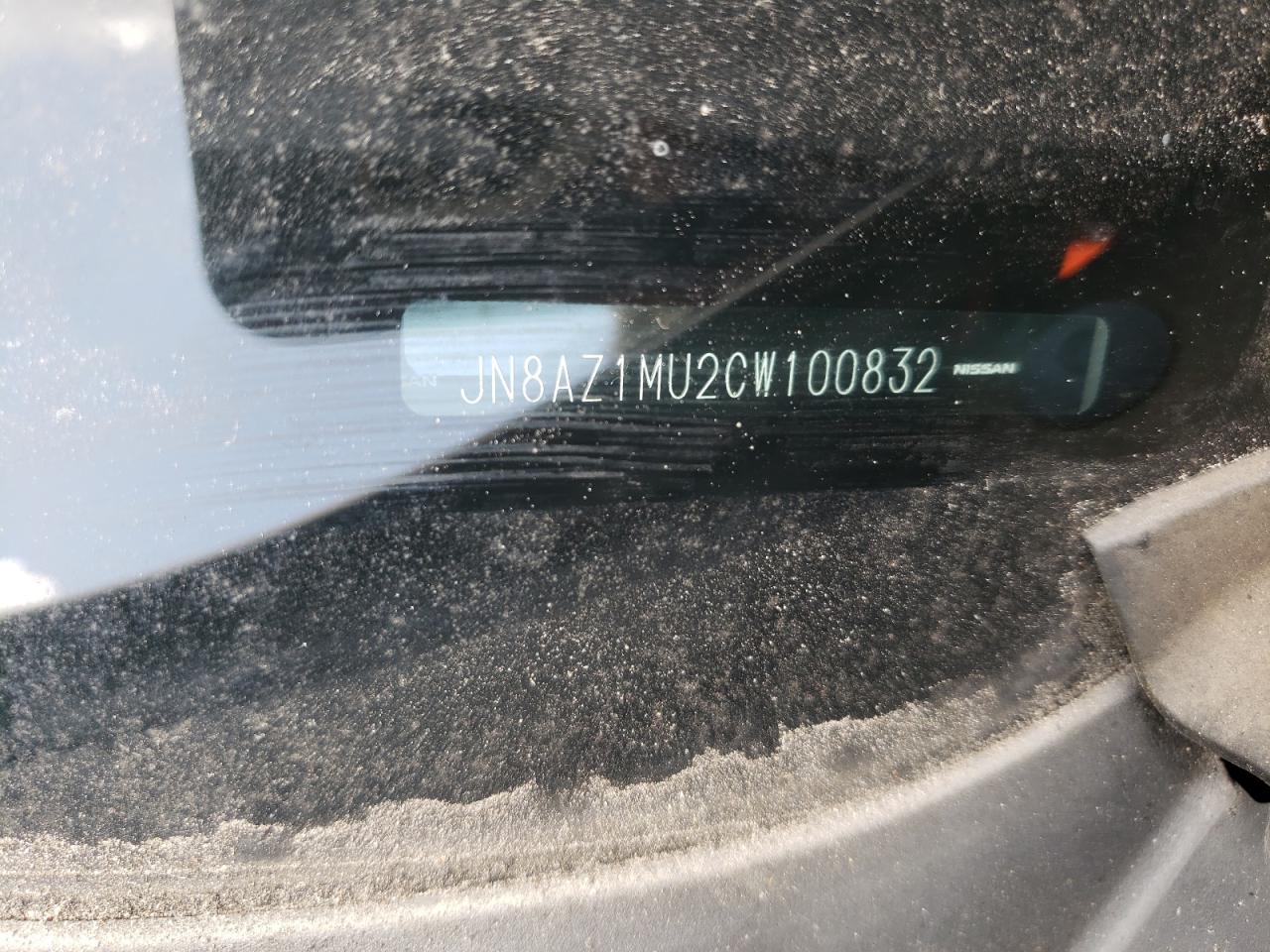 Photo 10 from auction – 2012 NISSAN MURANO S with VIN JN8AZ1MU2CW100832