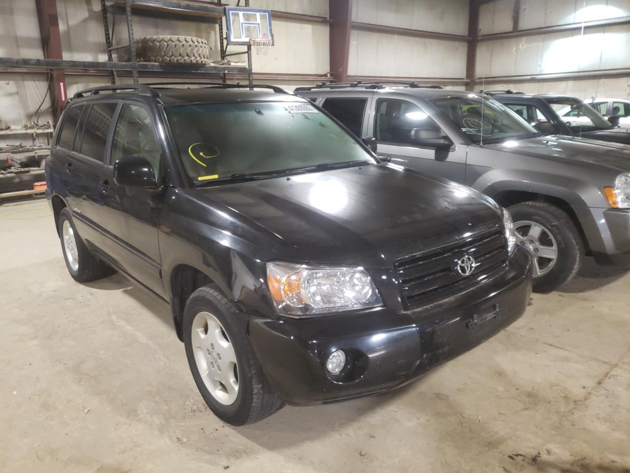 TOYOTA HIGHLANDER 2007 with VIN JTEEP21A670198688 - Photo from auction