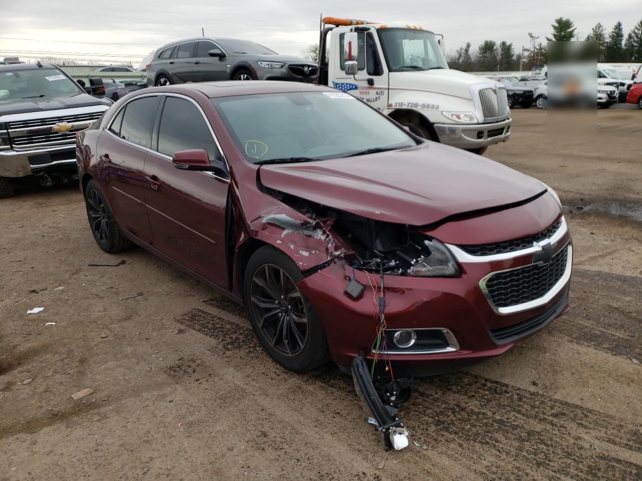 CHEVROLET MALIBU 2LT 2015 with VIN 1G11D5SL2FF348362 - Photo from auction