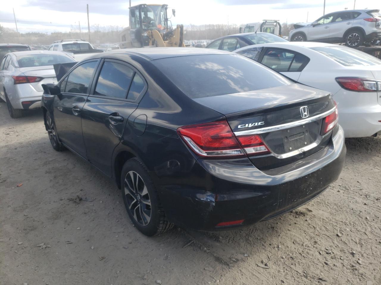 Photo 3 from auction – 2013 HONDA CIVIC EXL with VIN 2HGFB2F91DH550753