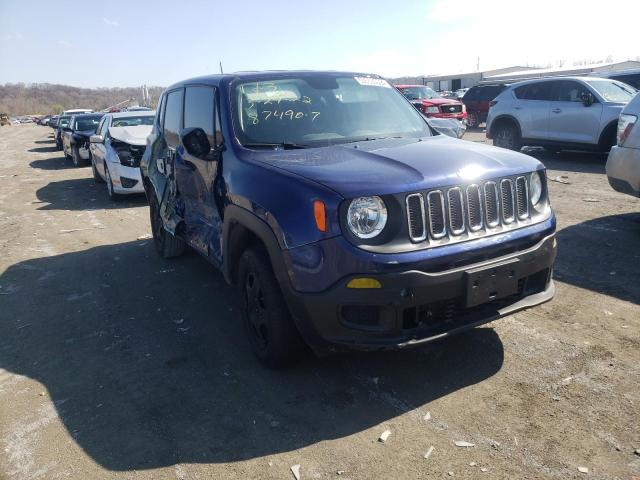 JEEP RENEGADE S 2018 with VIN ZACCJBAB7JPH36449 - Photo from auction