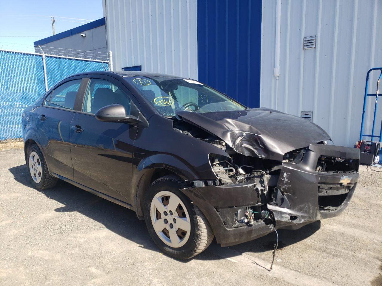 CHEVROLET SONIC LS 2014 with VIN 1G1JB5EH0E4142643 - Photo from auction
