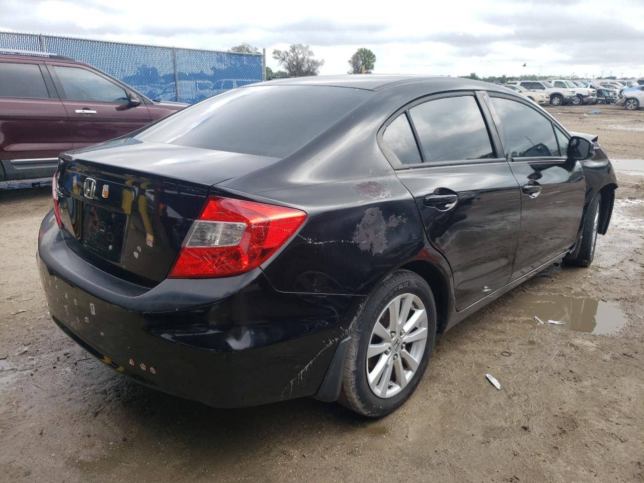 Photo 4 from auction – 2012 HONDA CIVIC EX with VIN 19XFB2F89CE040005