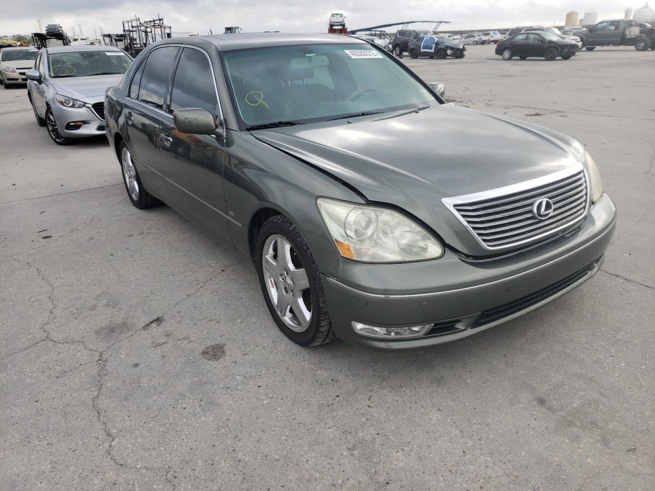 LEXUS LS 430 2005 with VIN JTHBN36F855021002 - Photo from auction
