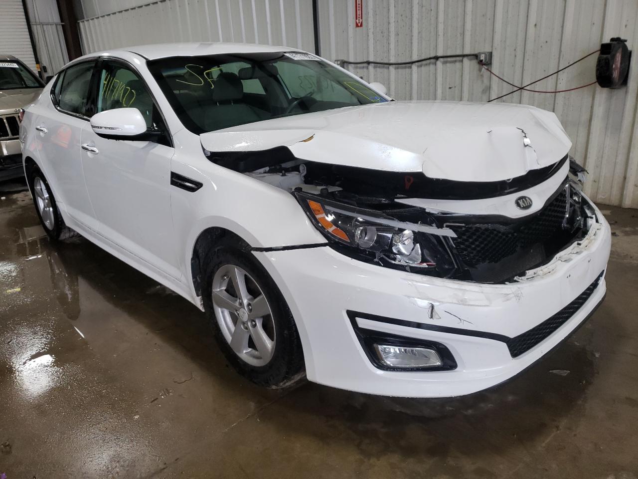 KIA OPTIMA LX 2015 with VIN 5XXGM4A72FG361033 - Photo from auction