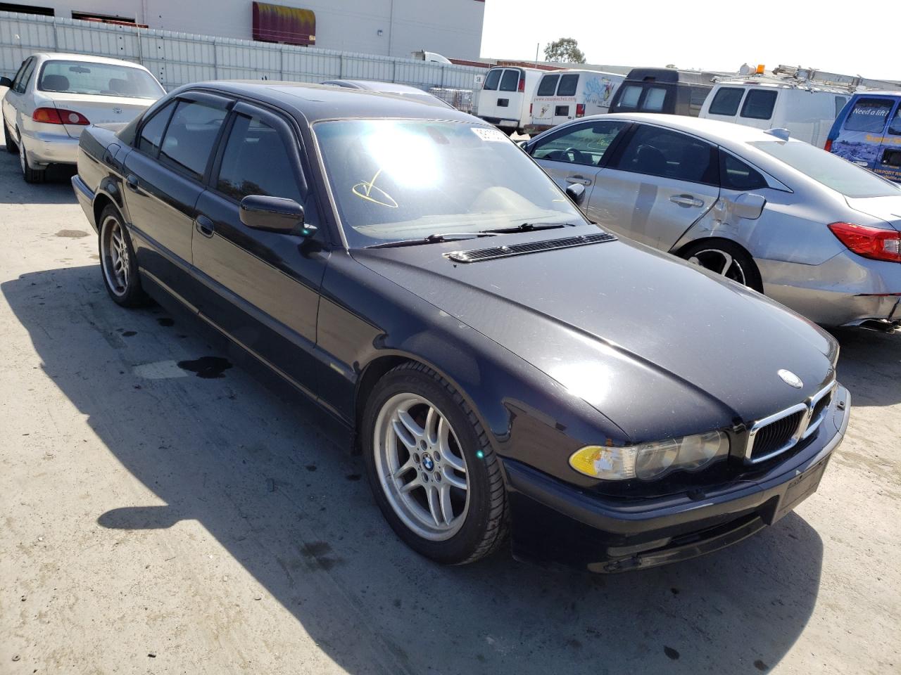 BMW 740 I AUTO 2001 with VIN WBAGG83411DN85041 - Photo from auction