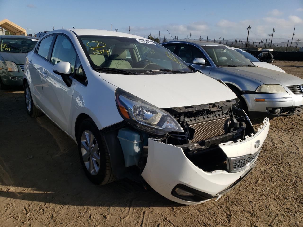 KIA RIO EX 2013 with VIN KNADN4A39D6150675 - Photo from auction