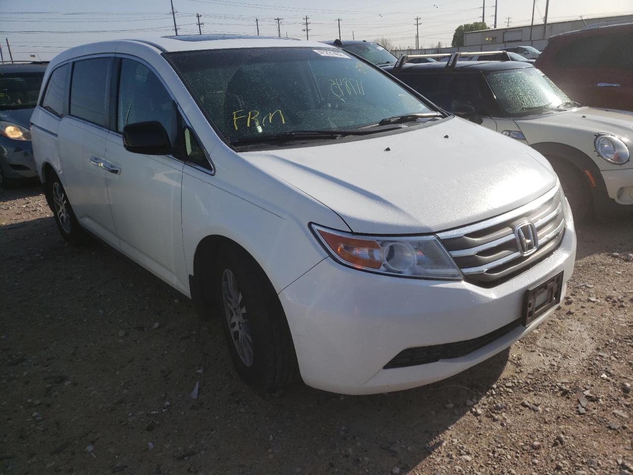 HONDA ODYSSEY EX 2012 with VIN 5FNRL5H67CB077491 - Photo from auction