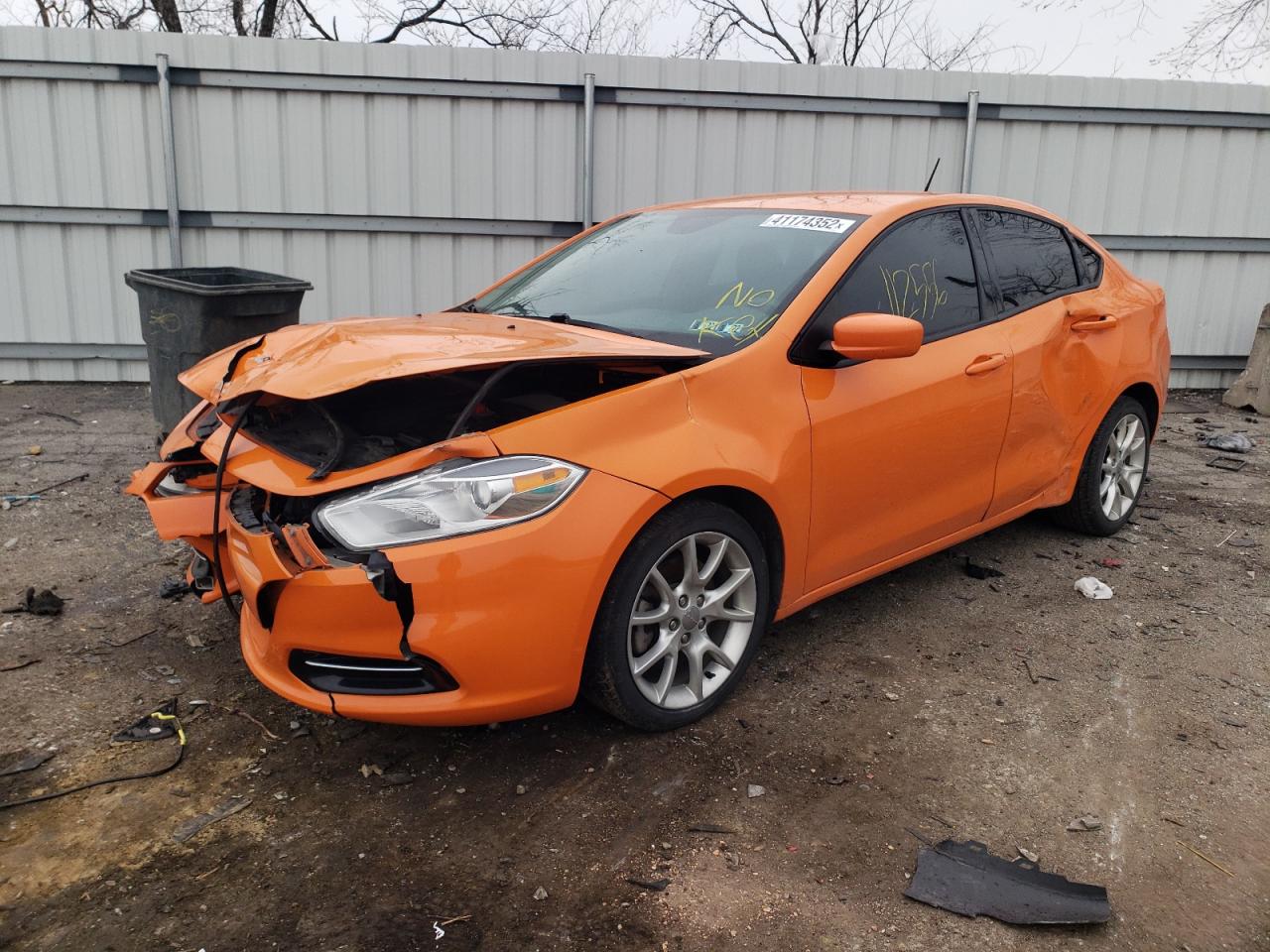 Photo 2 from auction – 2013 DODGE DART SXT with VIN 1C3CDFBH9DD287719