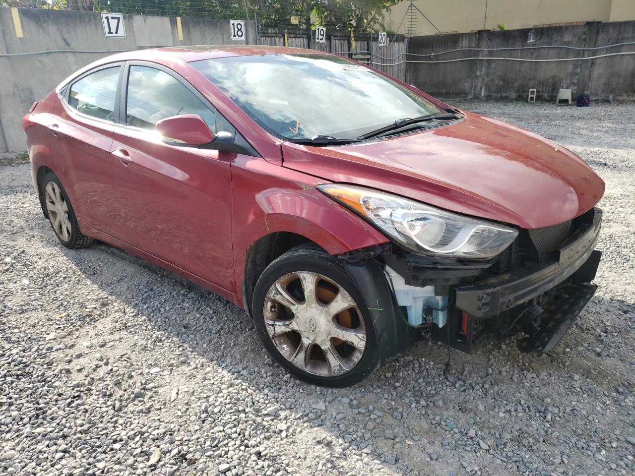 Photo 1 from auction – 2012 HYUNDAI ELANTRA GL with VIN KMHDH4AE5CU308902
