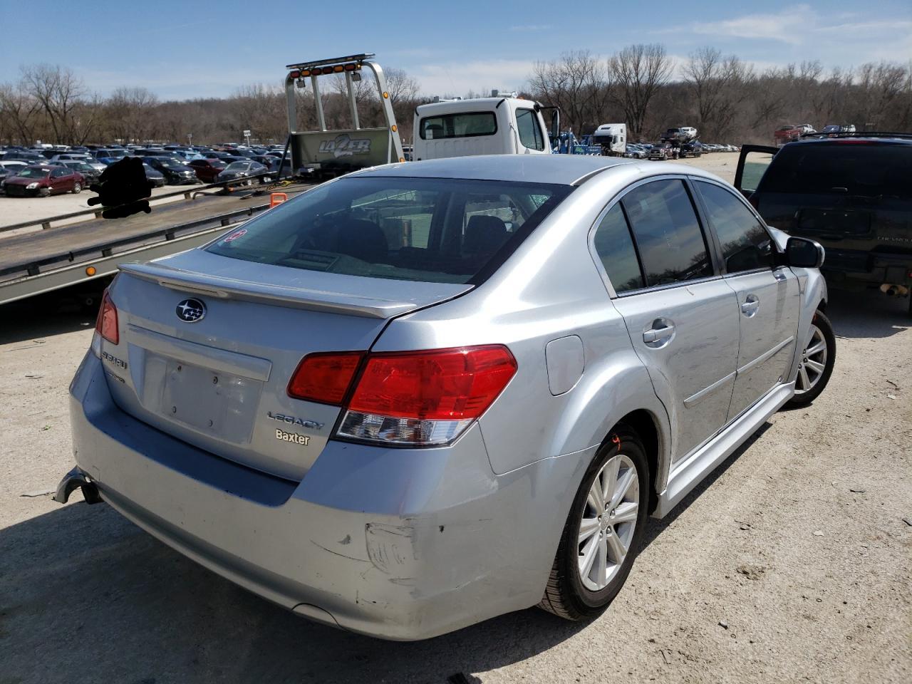 Photo 4 from auction – 2012 SUBARU LEGACY 2.5 with VIN 4S3BMCG63C3020786