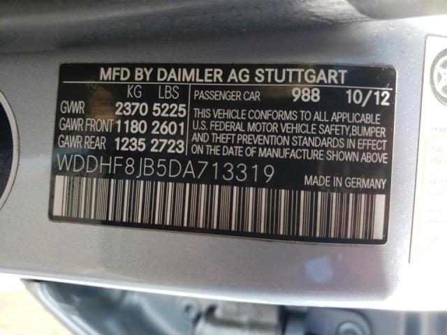 Photo 10 from auction – 2013 MERCEDES-BENZ E 350 4MAT with VIN WDDHF8JB5DA713319