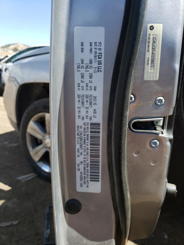 Photo 10 from auction – 2015 JEEP COMPASS SP with VIN 1C4NJCBB4FD296077