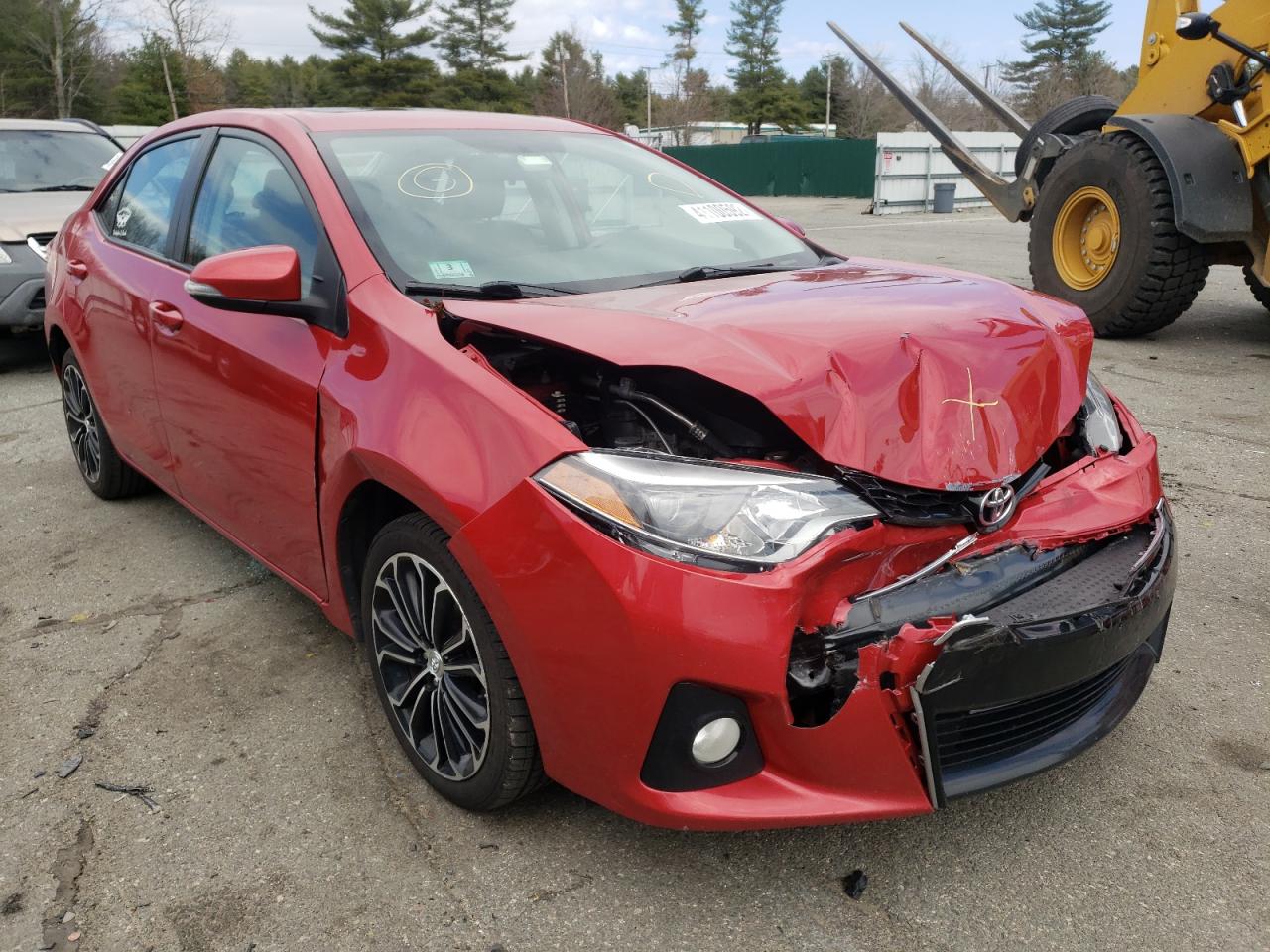 TOYOTA COROLLA L 2016 with VIN 2T1BURHE6GC696106 - Photo from auction